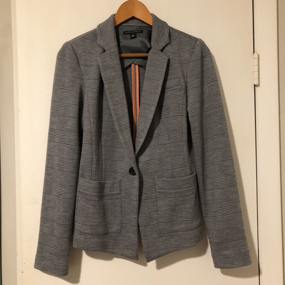 Plaid Sweater Blazer 🧥